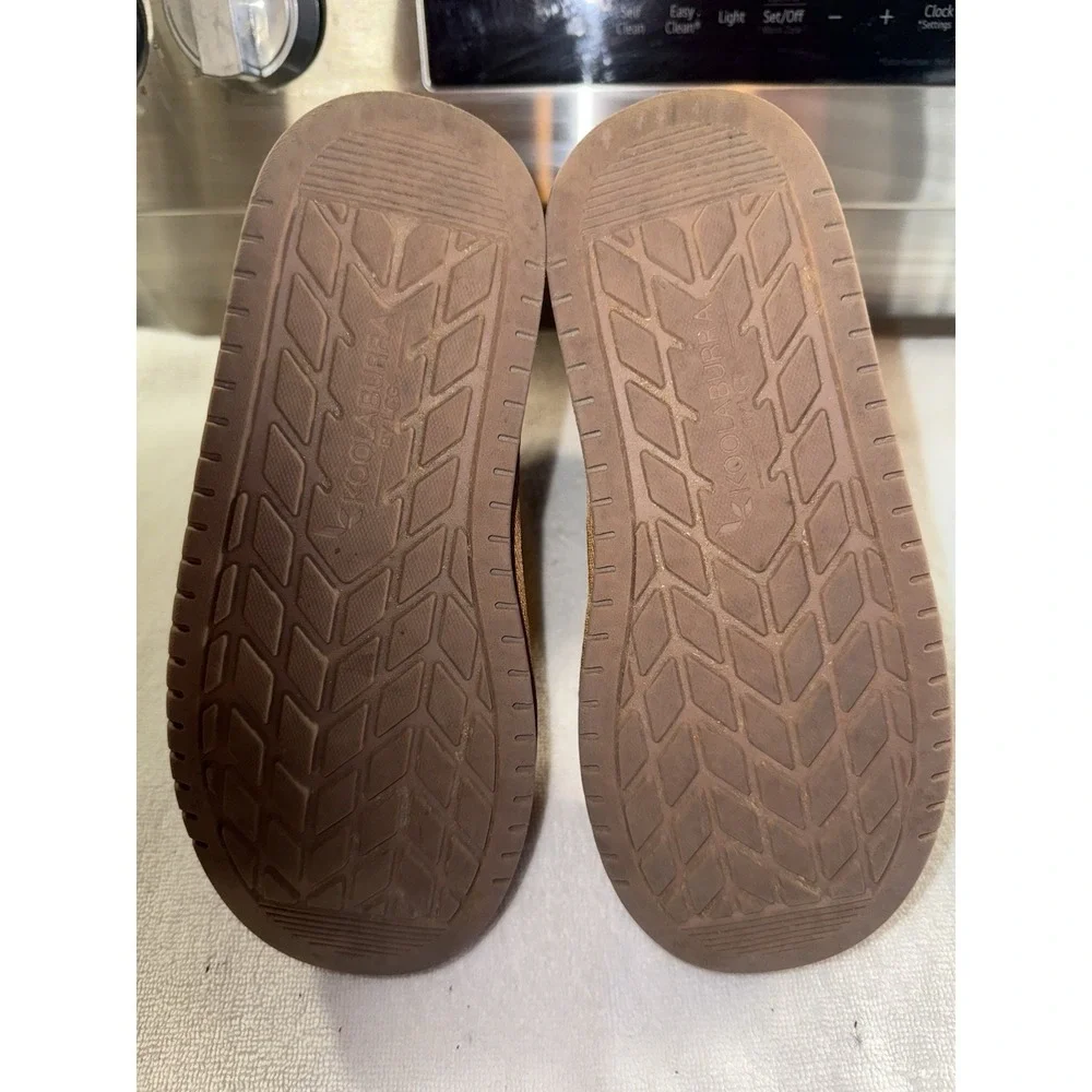 Koolaburra By Ugg Chestnut Leather Lined Comfort Boots Youth Sz 3 Style 1019372‎